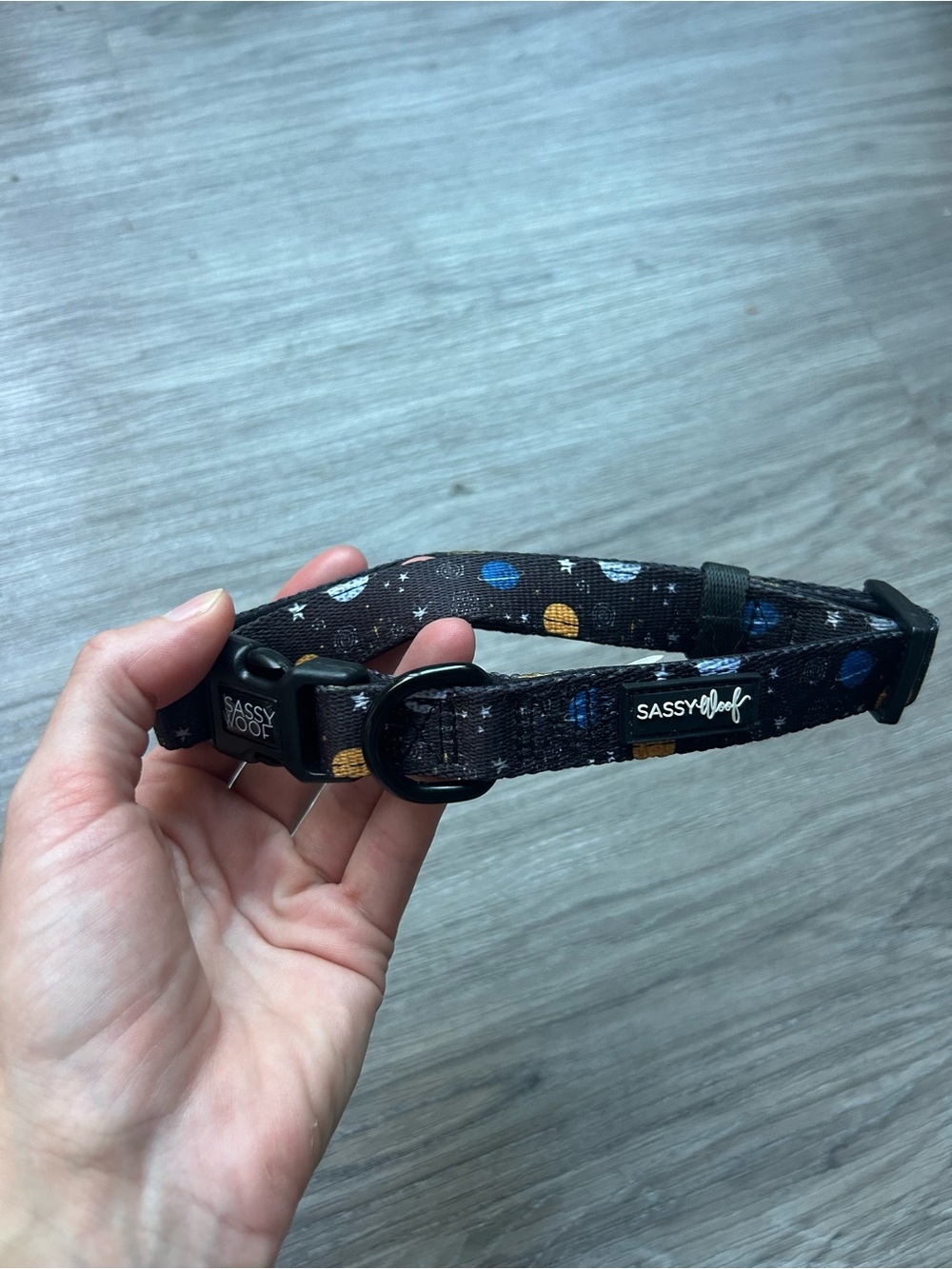 Sassy Woof Outer Space Galaxy Dog Collar